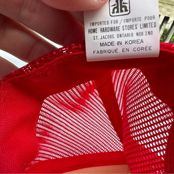 Home Hardware Trucker SnapBack Foam Red Hat Vintage from 1980’s NWOT - Picture 6 of 7